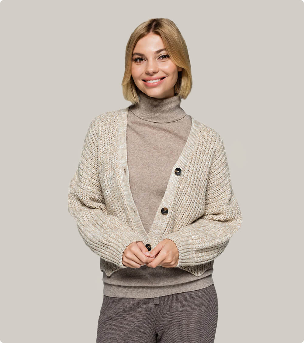 Women Cream Sweater